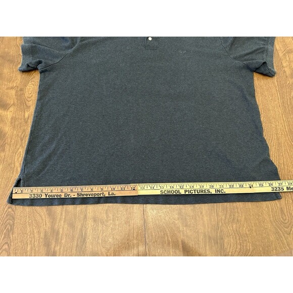 Biltmore Polo Shirt Men's XXL Gray Interlock Short Sleeve Collared 100% Cotton - Picture 7 of 9